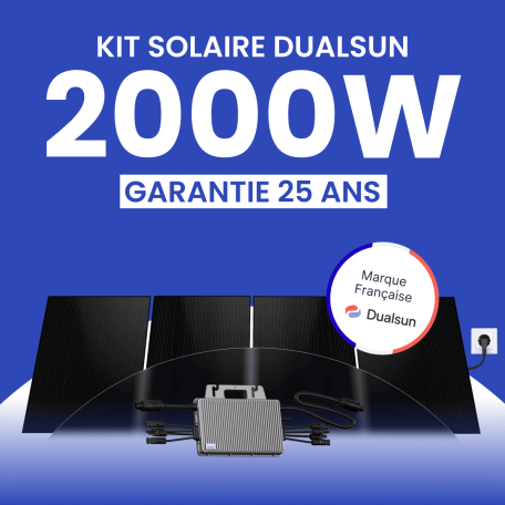 Kit solaire Plug & Play DualSun 2000W