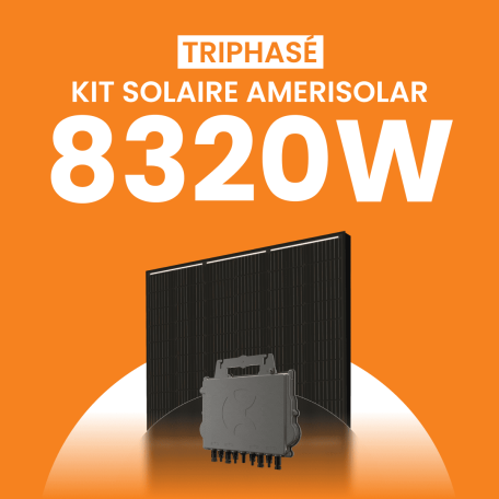 Kit Solaire Autoconsommation 8320W Triphasé - Micro onduleurs APS