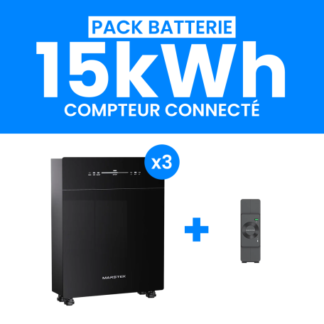 Pack batterie 15kWh Marstek Venus C + compteur intelligent
