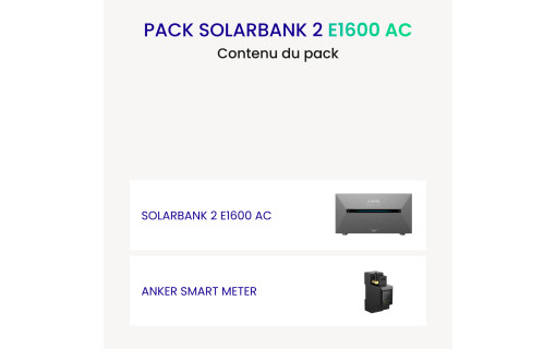 Pack Batterie Anker 1600 AC + Smart Meter