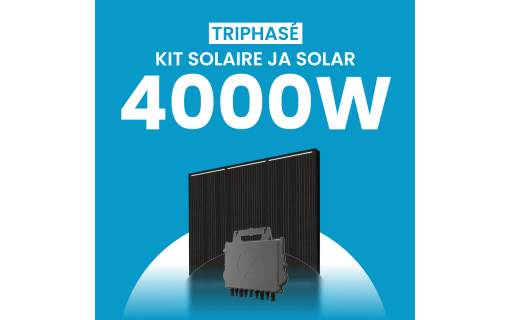 Kit Solaire Autoconsommation 4000W Triphasé - Micro onduleurs APS