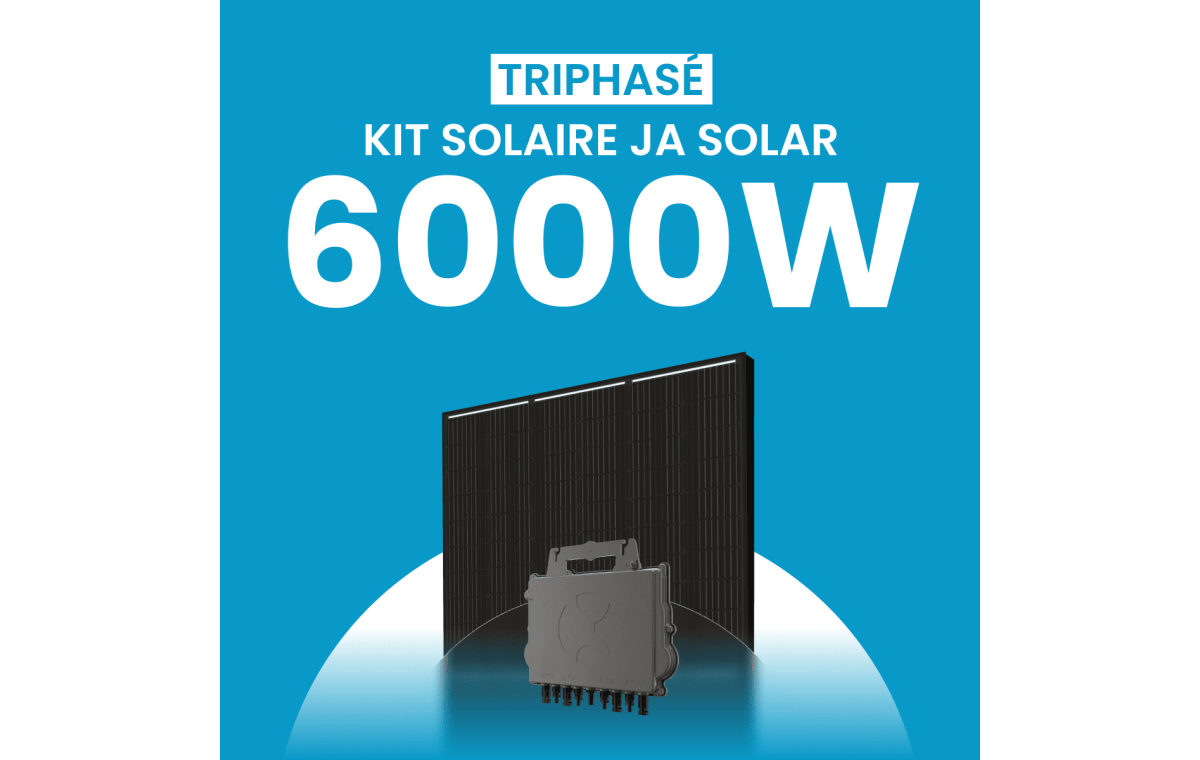 Kit Solaire Autoconsommation 6000W Triphasé - Micro onduleurs APS