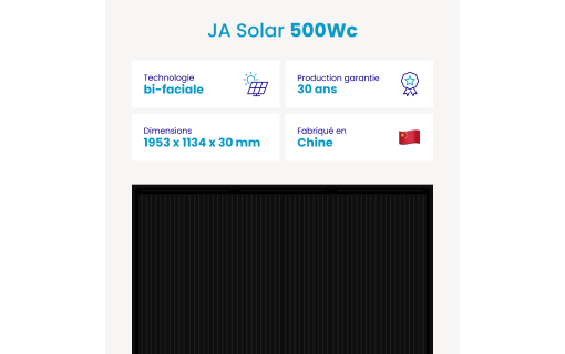 Panneau JA Solar 500W