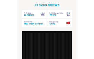 Panneau JA Solar 500W