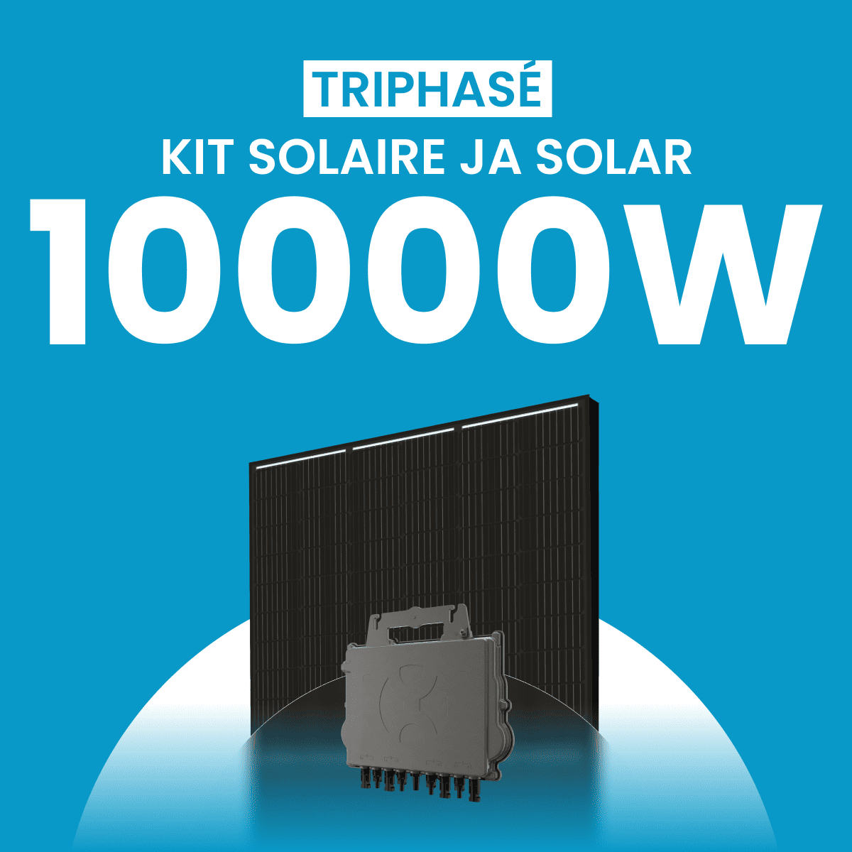 Kit Solaire Autoconsommation 10000W Triphasé - Micro onduleurs APS