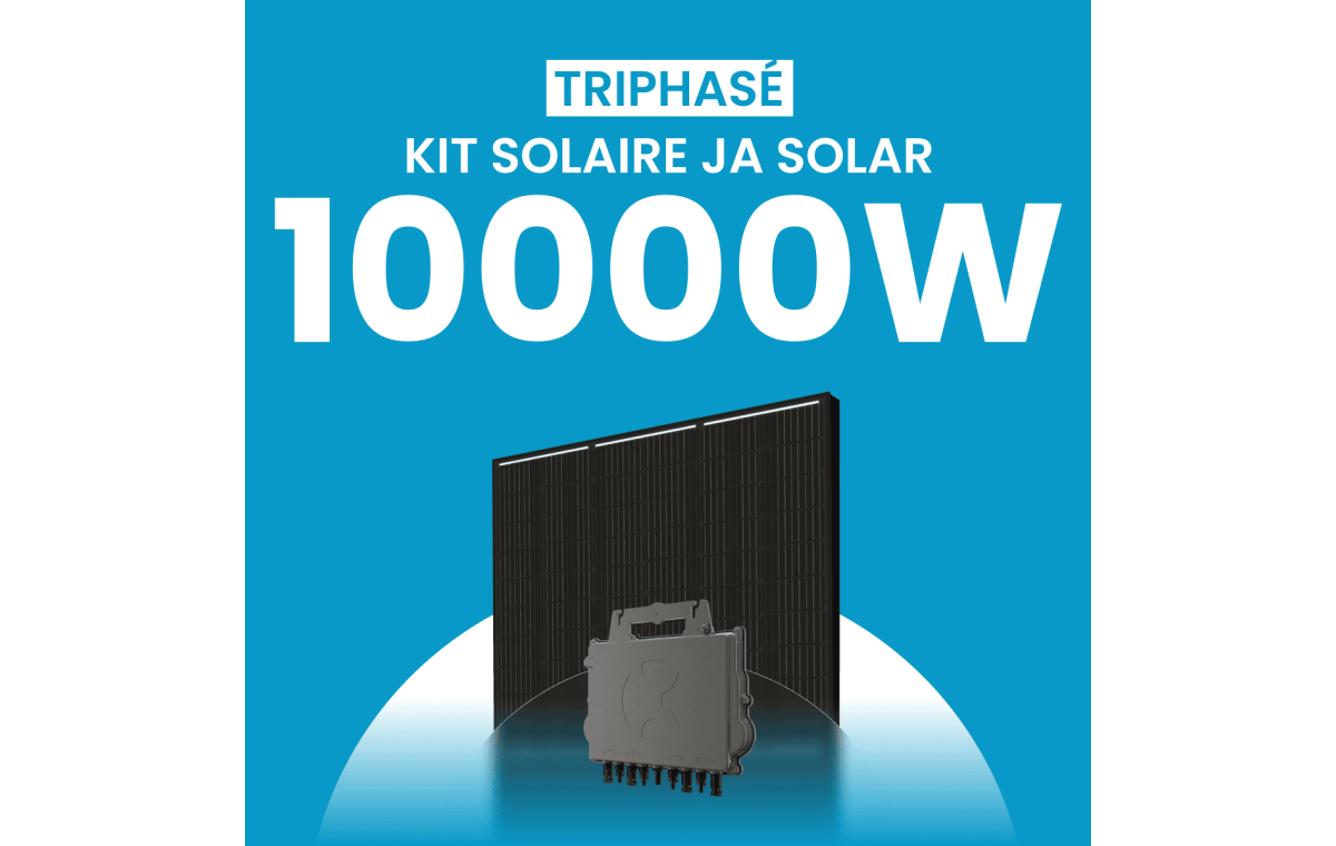 Kit Solaire Autoconsommation 10000W Triphasé - Micro onduleurs APS
