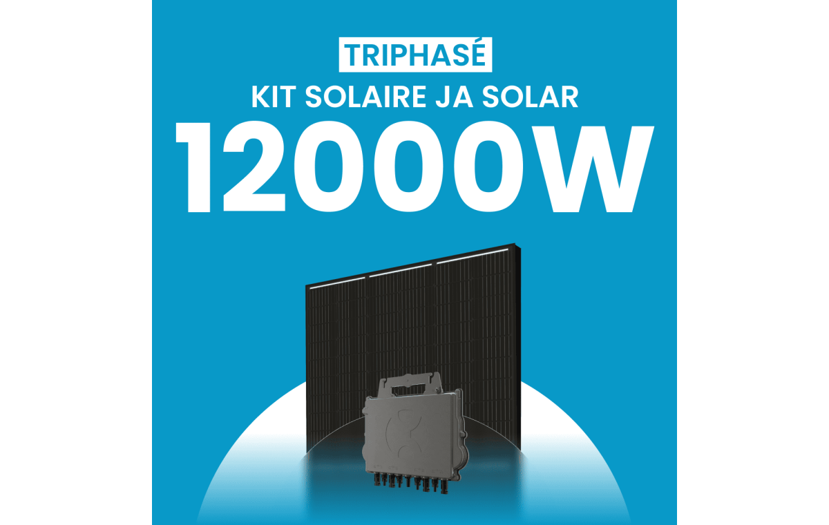Kit Solaire Autoconsommation 12000W Triphasé - Micro onduleurs APS