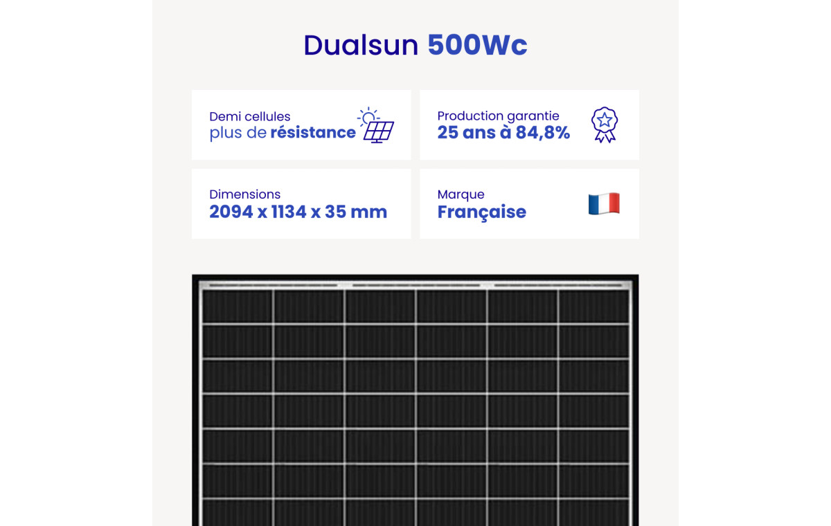 Kit Solaire 6000W Marque française - Micro onduleurs TSUN