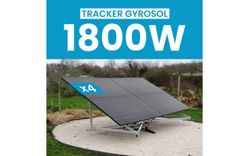 Tracker Gyrosol 4 panneaux + Kit Solaire JA Solar 1800Wc