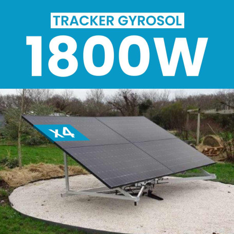 Tracker Gyrosol 4 panneaux + Kit Solaire JA Solar 1800Wc