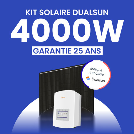 KIT 4000 DUALSUN ONDULEUR HYBRIDE SOLIS
