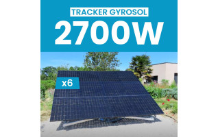 Tracker Gyrosol 6 panneaux + Kit Solaire JA Solar 2700Wc