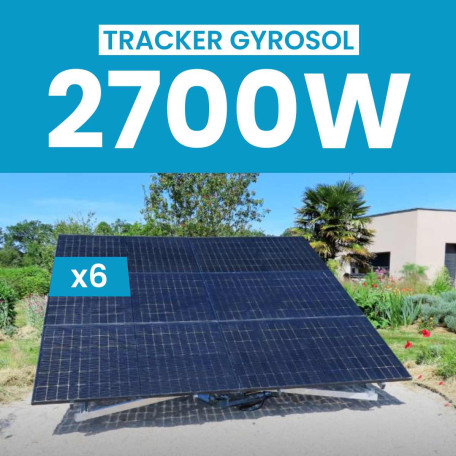 Tracker Gyrosol 6 panneaux + Kit Solaire JA Solar 2700Wc
