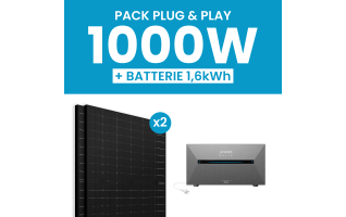 Kit solaire 1000W Ja Solar avec Batterie Anker E1600AC