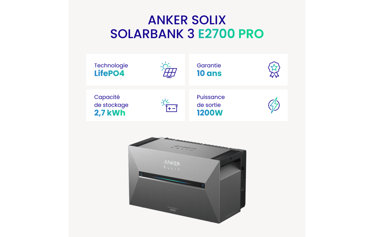 Batterie Anker E2700 Pro