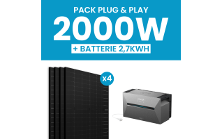 Kit solaire 2000W Ja Solar – Batterie Anker E2700 Pro