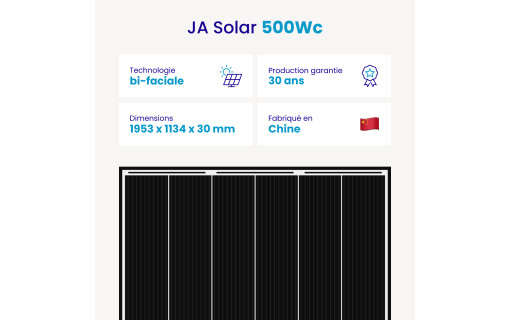 Panneau JA Solar 500W