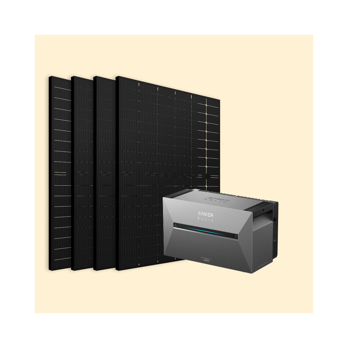 Kit solaire 2000W Ja Solar – Batterie Anker E2700 Pro