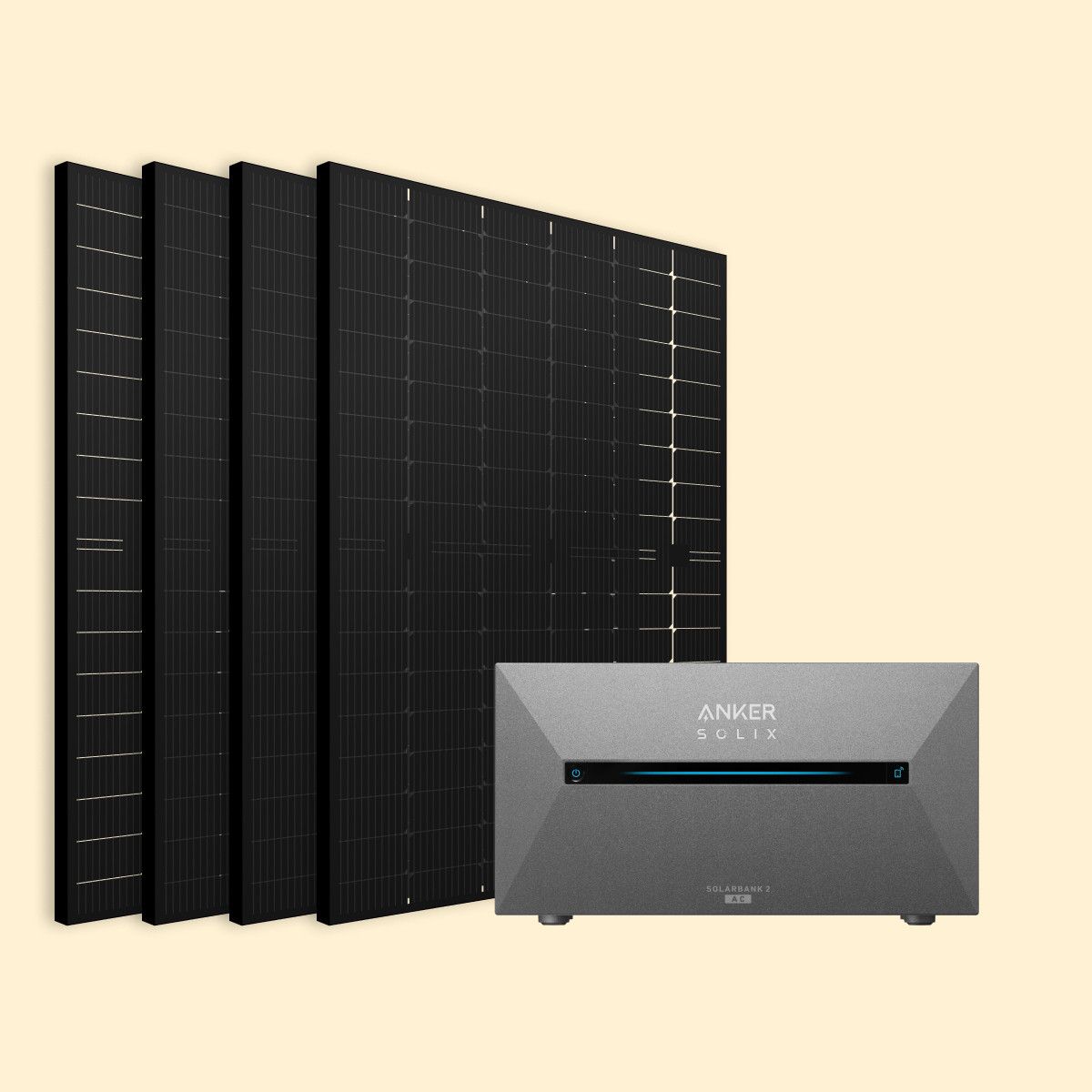Kit solaire 1000W Amerisolar avec Batterie Anker E1600AC