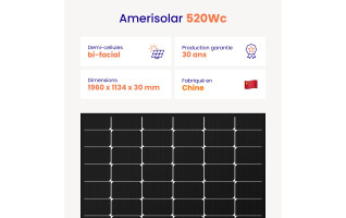 Panneau Amerisolar 520W