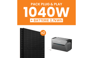 Kit solaire 1040W Amerisolar – Batterie Anker E2700 Pro