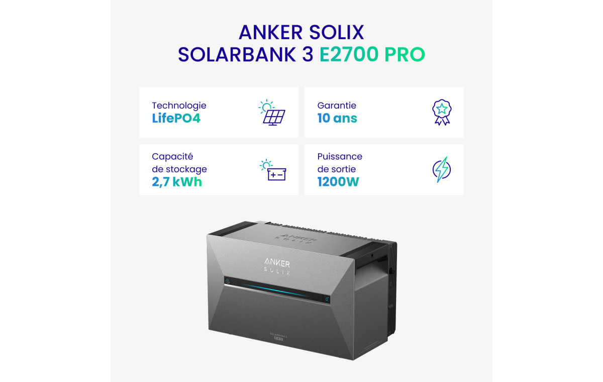 Batterie Anker E2700 PRO