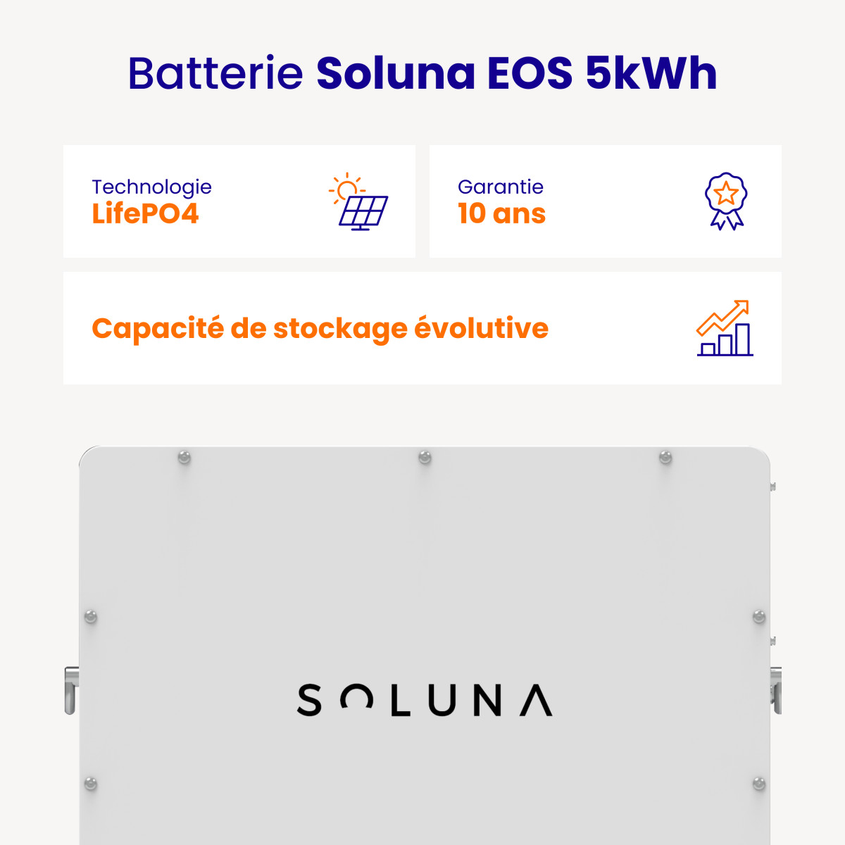 Batterie Soluna 5kWh