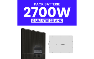 Kit Solaire Autoconsommation 2700Wc + Pack Batterie 5kWh