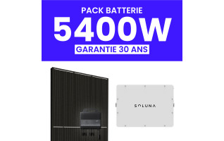 Kit Solaire Autoconsommation 5400Wc + Pack Batterie 5kWh