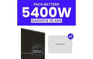 Kit Solaire Autoconsommation 5400Wc + Pack Batterie 10kWh