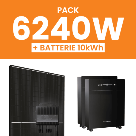 Kit solaire 6240W Amerisolar avec Pack Batterie Marstek 10kWh