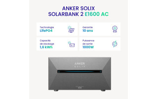 Anker solix Solarbank 2 E1600 AC