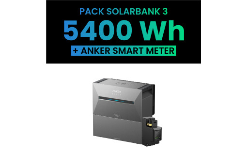 Pack batterie SolarBank 3 + Batterie BP2700 + SmartMeter