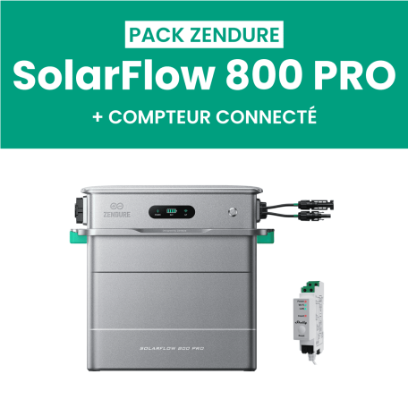 Batterie Zendure SolarFlow 800 Pro + Shelly Pro 3EM