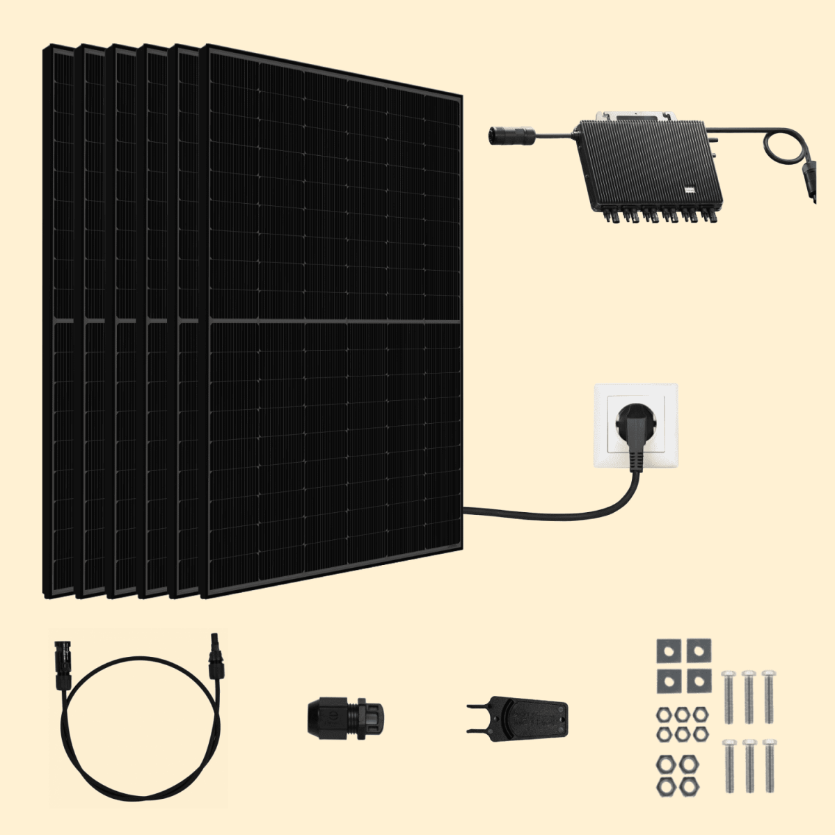 Kit Solaire 3000W Meilleur Qualité/Prix - Micro onduleurs TSUN
