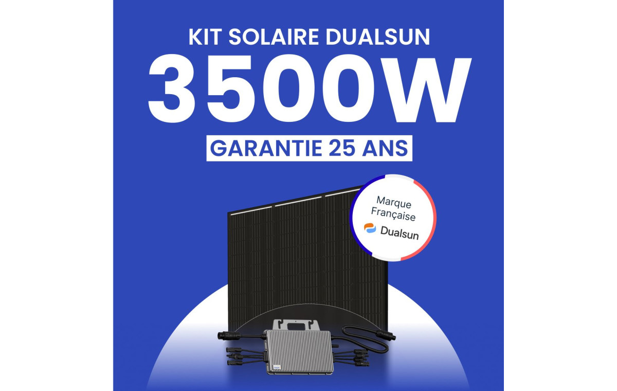 Kit solaire 3500W DualSun – Micro-onduleurs TSUN