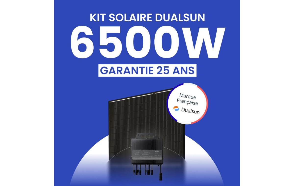 Kit solaire 6500W DualSun – Micro-onduleurs TSUN