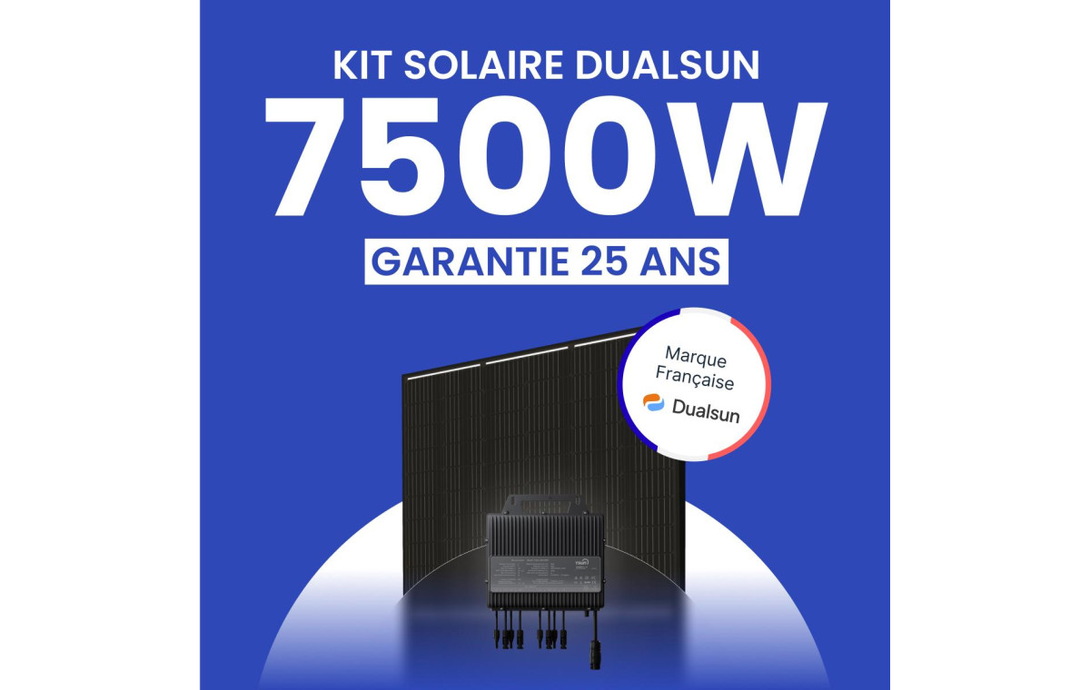 Kit solaire 7500W DualSun – Micro-onduleurs TSUN