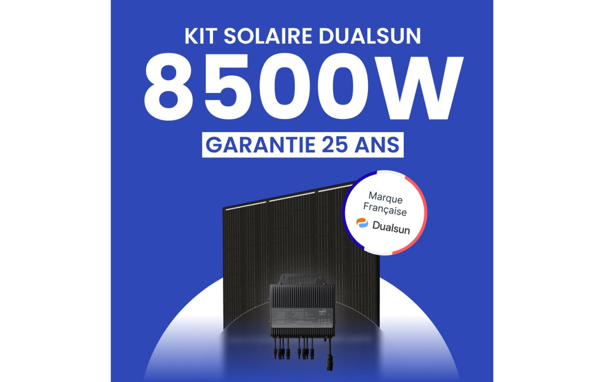 Kit solaire 8500W DualSun – Micro-onduleurs TSUN