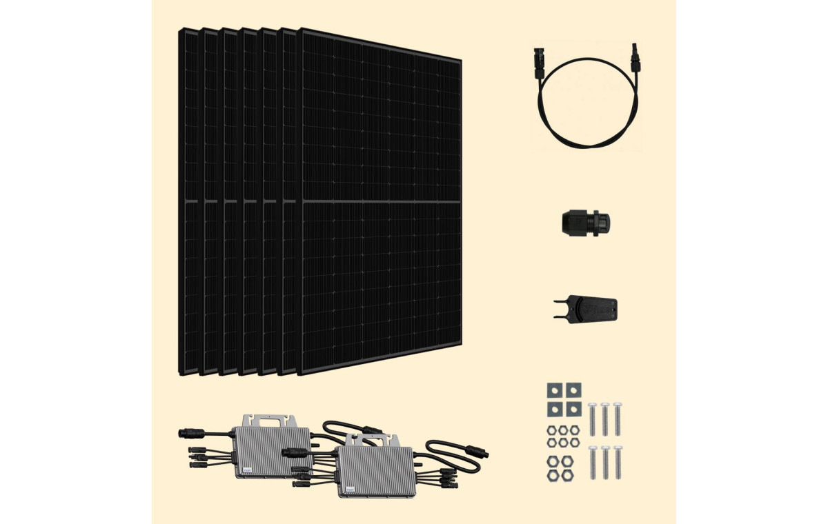 Kit solaire 3500W JA Solar – Micro-onduleurs TSUN