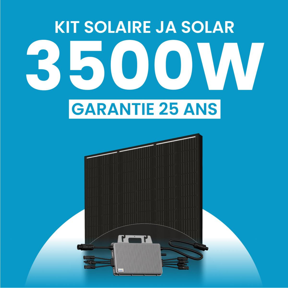 Kit solaire 3500W JA Solar – Micro-onduleurs TSUN