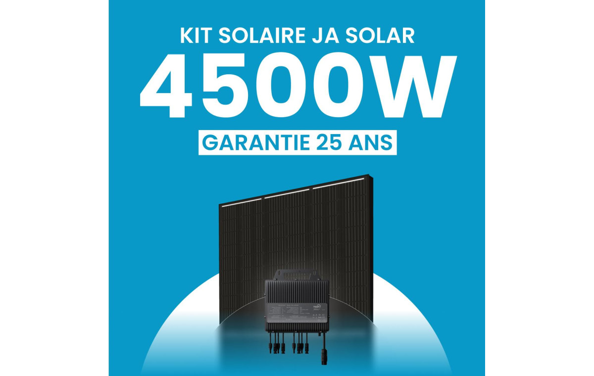 Kit solaire 4500W JA Solar – Micro-onduleurs TSUN