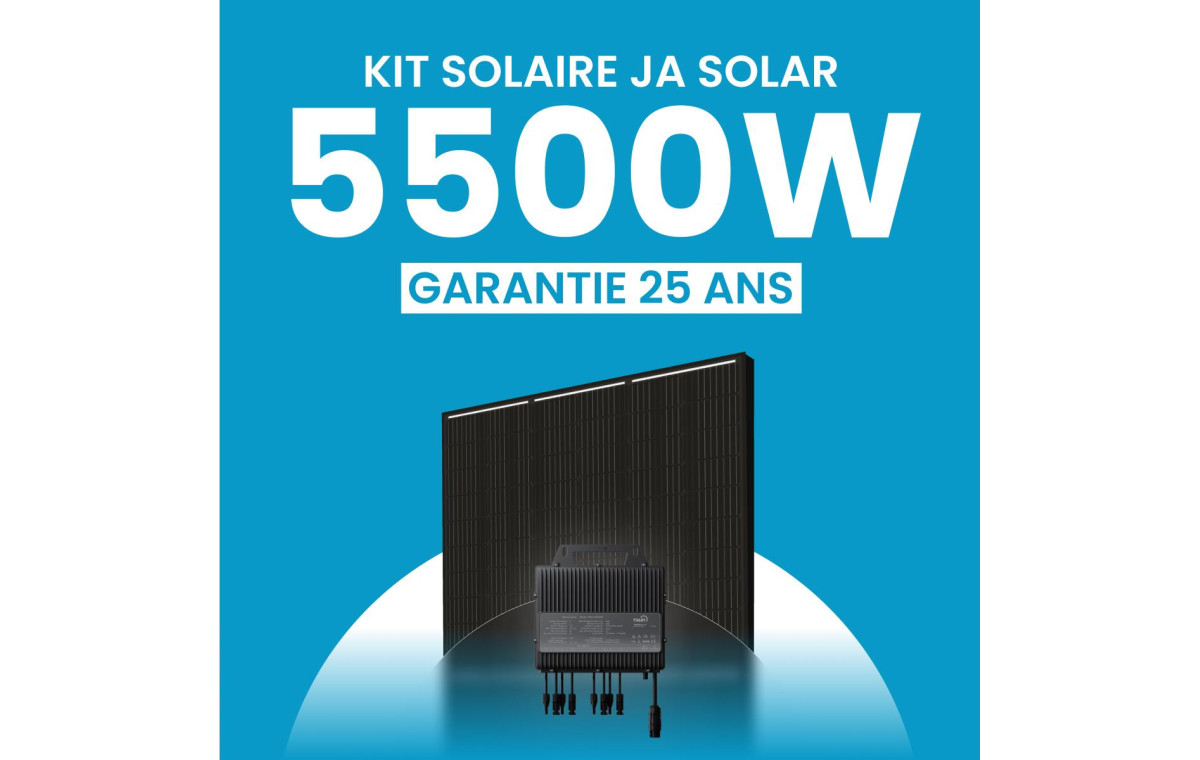 Kit solaire 5500W JA Solar – Micro-onduleurs TSUN
