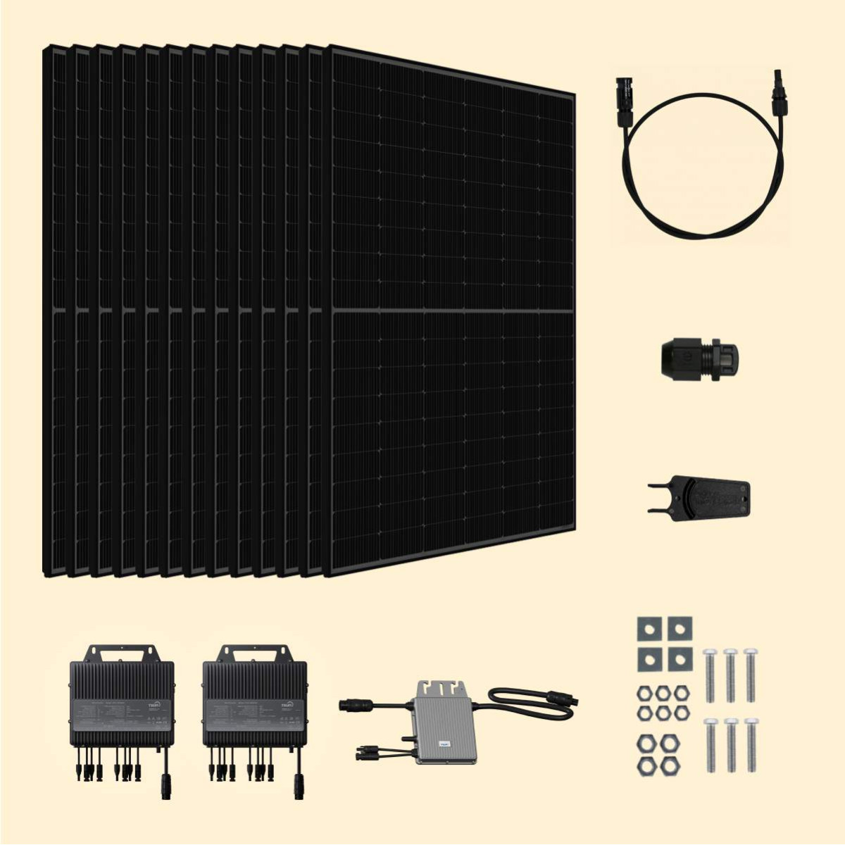 Kit solaire 6500W JA Solar – Micro-onduleurs TSUN