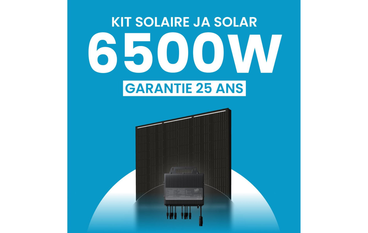 Kit solaire 6500W JA Solar – Micro-onduleurs TSUN