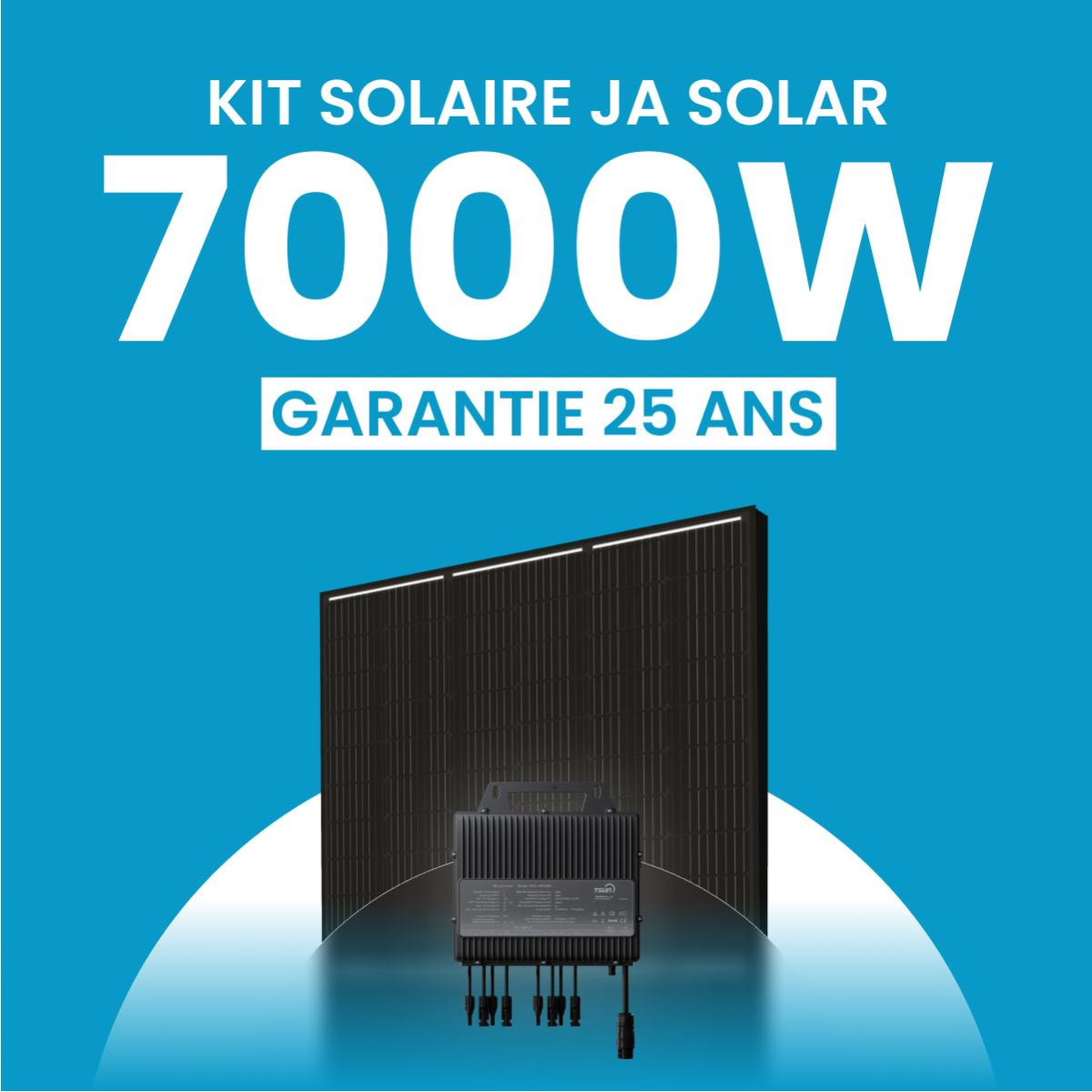 Kit solaire 7000W JA Solar – Micro-onduleurs TSUN