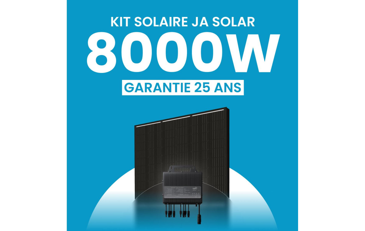 Kit solaire 8000W JA Solar – Micro-onduleurs TSUN