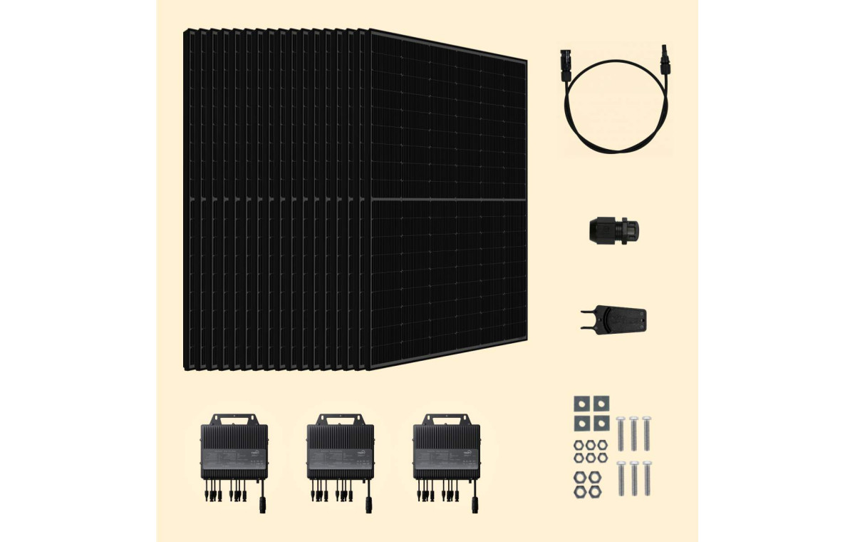 Kit solaire 8500W JA Solar – Micro-onduleurs TSUN