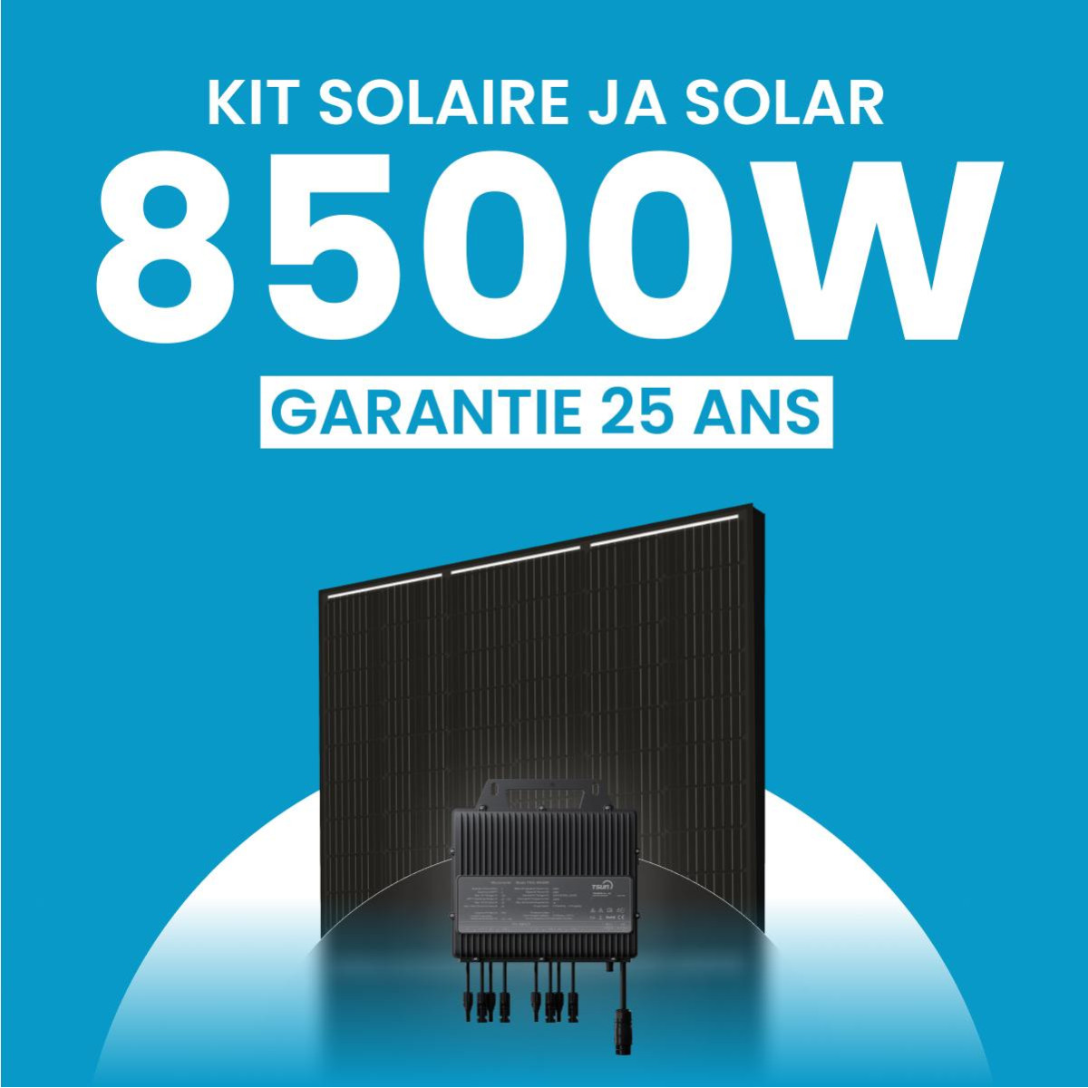 Kit solaire 8500W JA Solar – Micro-onduleurs TSUN