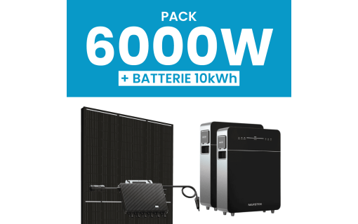 Kit solaire 6000W Ja Solar avec Pack Batterie Marstek 10kWh